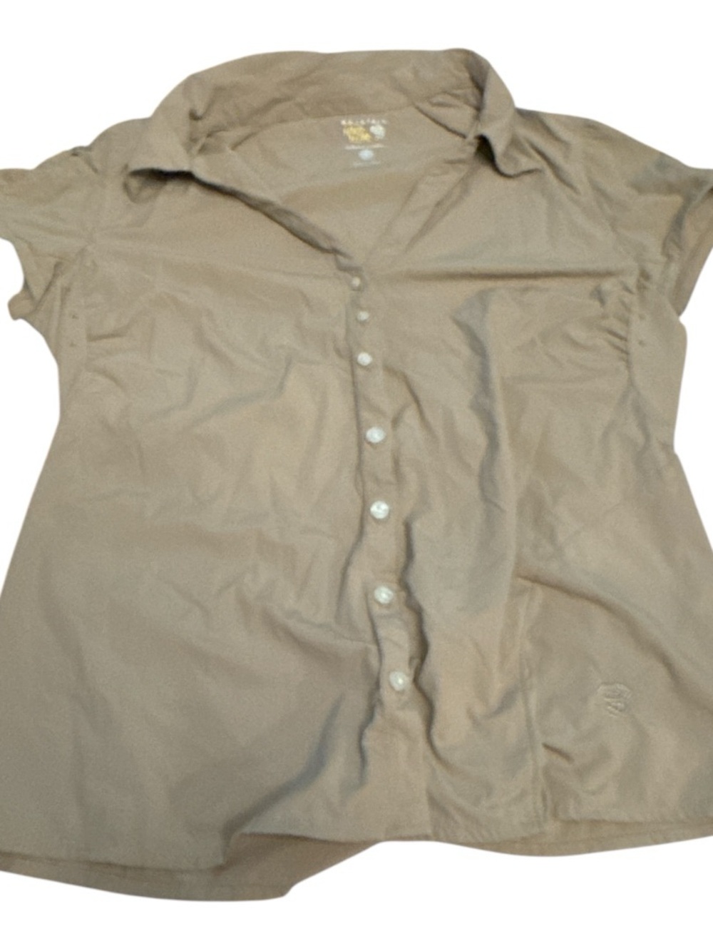 Mountain Hardwear Women’s button down hiking shirt lightweight breathable Size S